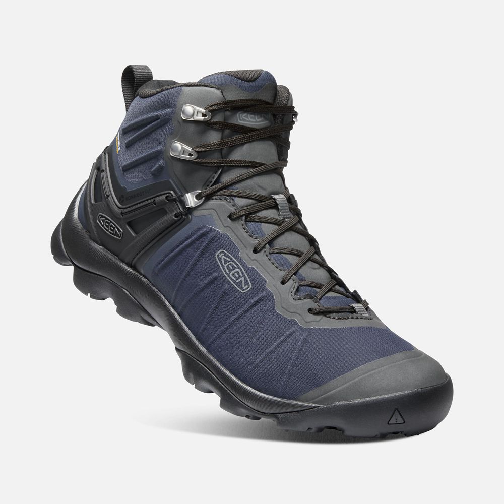 Keen Laarzen Heren Blauw/Grijs - Venture Mid Waterproof - 30879-XQOE